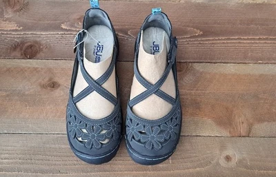 Zapatos para mujer JBU by Jambu Rosie talla 7M gris carbón suela de espuma viscoelástica Foto 1 de 4