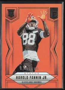 2025 Donruss Elite #137 Harold Fannin Jr. Status Metallic Orange #/849 - Picture 1 of 2