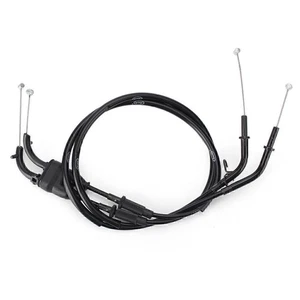 Gaszug Gaszüge Chokezüge Seilzug für KAWASAKI Ninja ZX10R 2011-2015 Schwarz - Bild 1 von 3