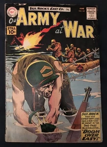 OUR ARMY AT WAR (Sgt Rock) #107 (1961) Joe Kubert art, around GD - Picture 1 of 8