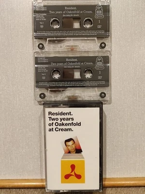 Rare Double Cassette PAUL OAKENFOLD Resident Two Years At Cream. 1990. *TESTED* - Image 1 of 4