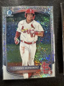 2025 Bowman #BCP-66 Sammy Hernandez Chrome Prospects Mini Diamond Refractor - Picture 1 of 1