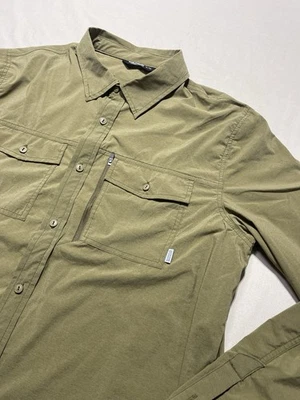 Camisa Outdoor Research Way Station Para Hombre XL Verde Oliva Manga Larga Senderismo Foto 1 de 4