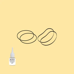 Riemen Öl = Kit 5 für Akai AX-705 K Tape Deck Compact System - Picture 1 of 4