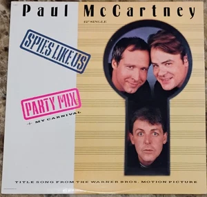 LP Vintage 1985 Paul McCartney SPY LIKE US 12" Single Mix 33 RPM Capitol - Foto 1 di 4