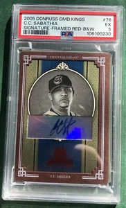 2005 C.C Sabathia HOF Donruss Diamond Kings #76 Autographed #d 4 /10 - Picture 1 of 2