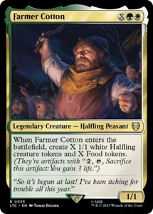 Magic The Gathering Farmer Cotton - El Señor de los Anillos Comandante #055 - Imagen 1 de 1