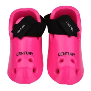 Century Martial Arts Sparring Boots Neon Pink Size 3/4 New Karate Tae Kwon Do - Picture 1 of 2