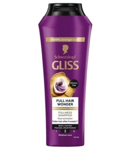 SCHWARZKOPF Gliss Full Hair Wonder Shampoo 400 ml - Picture 1 of 6