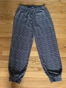 EUC JLO VINTAGE Women's Cargo Jogger Pants Black White Size Small - Picture 1 of 4