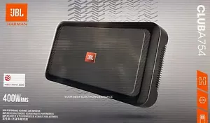 NUEVO JBL CLUB-A754 4 canales amplificador de coche, 75W RMS x 4 - Imagen 1 de 2