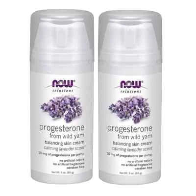[ 2 Pack ] Progesterone from Wild Yam, Balancing Skin Cream, Calming Lavender - Image 1 of 2