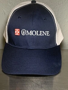 Truckermütze Molene Farming marineblau & weiß verstellbar Druckknopflasche Netz - Bild 1 von 9