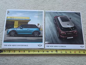 2 new 2016 mini cooper sales brochure clubman cabriolet dealer oem convertible - Picture 1 of 4