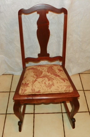 Mahogany Sewing Rocker / Rocking Chair  (BH-R156) Cover