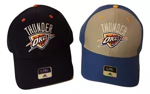 Oklahoma City OKC Gorra Trueno Estructurada Ajuste Flexible Logotipo Sombrero L/XL Elige Color - Imagen 1 de 5