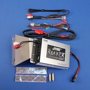 J&M Rokker 200 Watt, 2 Channel Amp kit 2006-2013 Harley Road Glide models