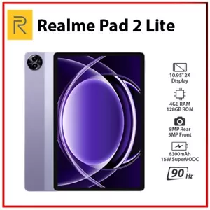 (Wi-Fi+4G) Realme Pad 2 Lite LTE 4GB+128GB MORADO Versión Global Tablet PC Android - Imagen 1 de 5