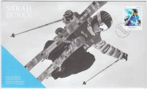 FREESTYLE SKIING = WINTER SPORTS = Sarah Burke= Official FDC = Canada 2014 #2707 - Picture 1 of 2