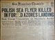1929 San Francisco Front Page - Polish Flyer Ludwik Idzikowski Killed in Azores