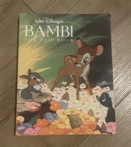 DISNEY BAMBI Story and Film w Flip Book Ollie Johnston Frank Thomas - Picture 1 of 2