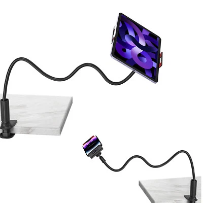 Flexible 360º Lazy Bed Gooseneck Tablet Stand Holder Mount For Apple/Samsung/PAD - Image 1 of 4