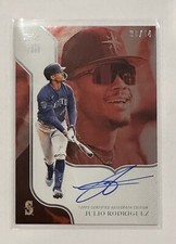 2023 Topps X J-Rod The Show Out Julio Rodriguez Foil ON CARD Auto 38/44 JRB-A