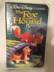 The Fox And The Hound Walt Disney Classic VHS Tape 1994 Black Diamond Clamshell - Imagen 1 de 6
