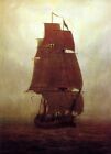 Ölgemälde Segelschiff-1815-Caspar-David-Friedrich-Ölgemälde Segelbootkunst