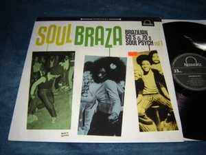 Soul Braza - Brazilian 60's & 70's Soul Psych Vol 1 LP EXC comp in shrink - Picture 1 of 2