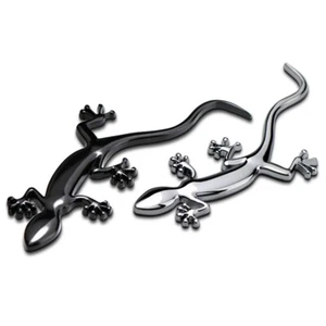 Gecko ściana samochód emblemat przód metal jaszczurka plakietka naklejka do BMW Benz Audi - Zdjęcie 1 z 52