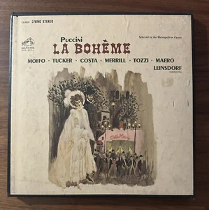 Puccini La Boheme RCA Red Records Book/play set - Picture 1 of 7