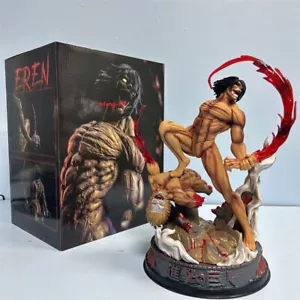 29cm Neu Attack on Titan Eren Jaeger im Kampf GK PVC bemalt Figur Statue Geschenk - Bild 1 von 5