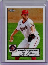 2021 Topps 1952 Redux Chrome Stephen Strasburg Washington Nationals #TC52-41