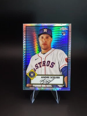 2021 Platinum Anniversary Andre Scrubb Prism Refractor    #134 Astros - Image 1 of 2