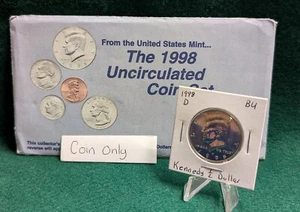 1998 D Kennedy Half Dollar Uncirculated from Mint Set - Picture 1 of 2