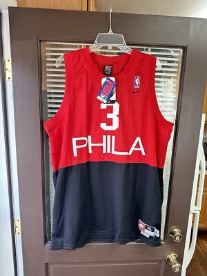 NWT RARE Allen Iverson #3 Philadelphia 76ers 1966 Rewind NBA Jersey 66 NEW 2003 - Image 1 of 4