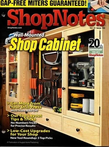 ShopNotes Magazine Issue #122 Wall Mounted Shop Cabinet - Picture 1 of 1