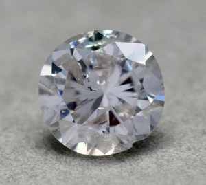 Diamante naturale 0,34 ct 4,4 mm G/I1 brillante tondo piccolo difetto 4,5 mm brillante - Foto 1 di 3