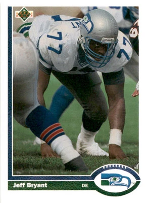 1991 Upper Deck Jeff Bryant #338b Seattle Seahawks - Image 1 of 2