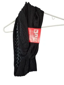 NWT Infinity Scarf , One Size, Black, 100% Acrylic, Wear It Multiple Ways - Picture 1 of 5