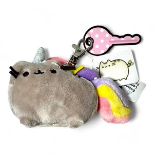 GUND Pusheenicorn Cat Plush Keychain 3" Stuffed Animal Accessory NON-RETRACTABLE - Picture 1 of 5