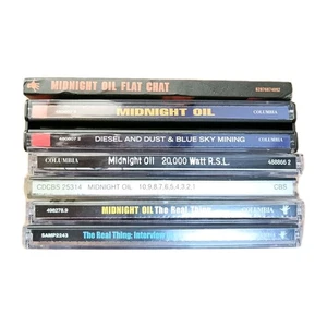 Midnight Oil CD Bundle x 6 Incl Fatbox Double Album Australian Rock FREE POST AU - Picture 1 of 3