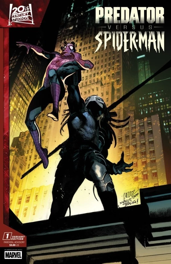 Predator Vs Spider-Man #1 (De 4) Capa Variante Pepe Larraz 4/23 Marvel Comics - Imagem 1 de 1