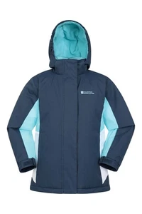 Mountain Warehouse Kids Ski Jacket Snowproof Fleece Lined Girls Boys Winter Coat - Picture 1 of 94