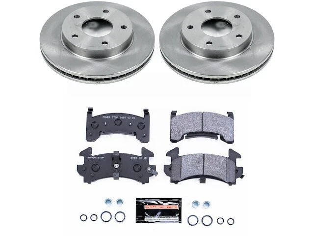 Kit de pastillas de freno delanteras y rotor para 1983-1990 GMC S15 1984 1985 1986 1987 DV526VB Foto 1 de 1