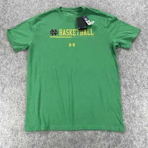 Notre Dame Fighting Irish Shirt Mens Large NCAA Basketball Under Armour Tee NEW - Picture 1 of 10