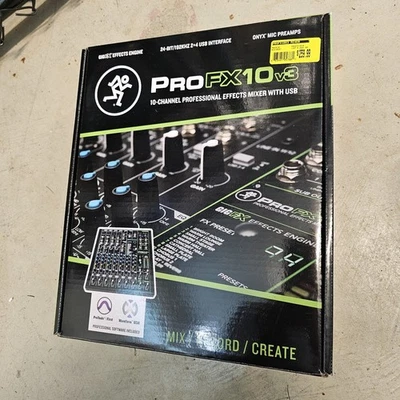 Mackie PROFX10V3 10-Channel Mixing Console with USB Free Ship - Image 1 of 4