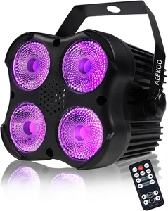 DJ Par Lights, RGBW LED Par Light with Sound Activated and Remote, DMX Stage Upl - Picture 1 of 8