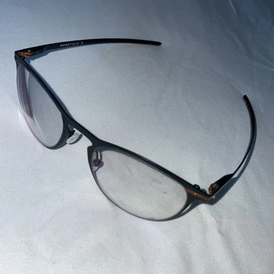 Oakley Money Clip OX5145-0150 Round Satin Black Mens Eyeglasses 50 20 - Image 1 of 4